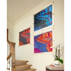 Wexel Art Modern Clear Acrylic Floating Picture Frame With Gold Hardware -Optima Home Decor Store D306865S 3