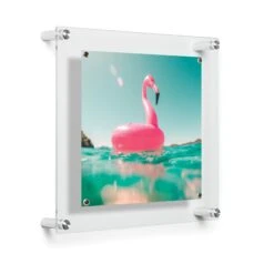 Wexel Art Easy Change Acrylic Floating Frame With Silver Hardware -Optima Home Decor Store D306870S 1