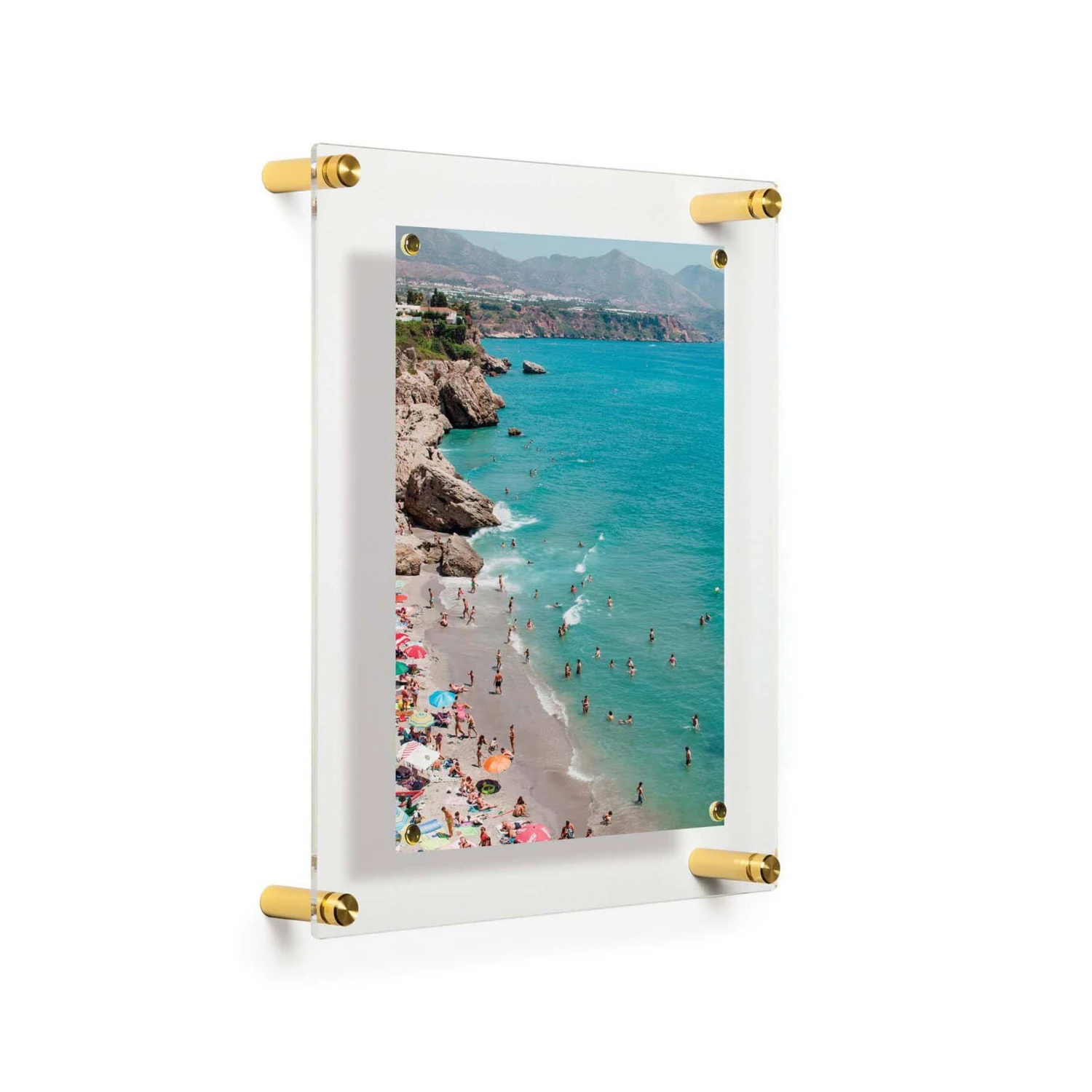 Wexel Art Easy Change Acrylic Floater Frame & Magnets With Gold Hardware 6 Wexel Art Easy Change Acrylic Floater Frame & Magnets With Gold Hardware - Image 4