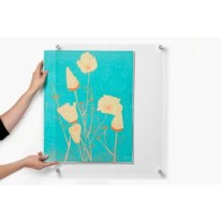 Wexel Art Easy Change Acrylic Floating Frame With Silver Hardware -Optima Home Decor Store D306881S 4