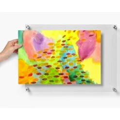 Wexel Art Easy Change Acrylic Floating Frame With Silver Hardware -Optima Home Decor Store D306885S 4