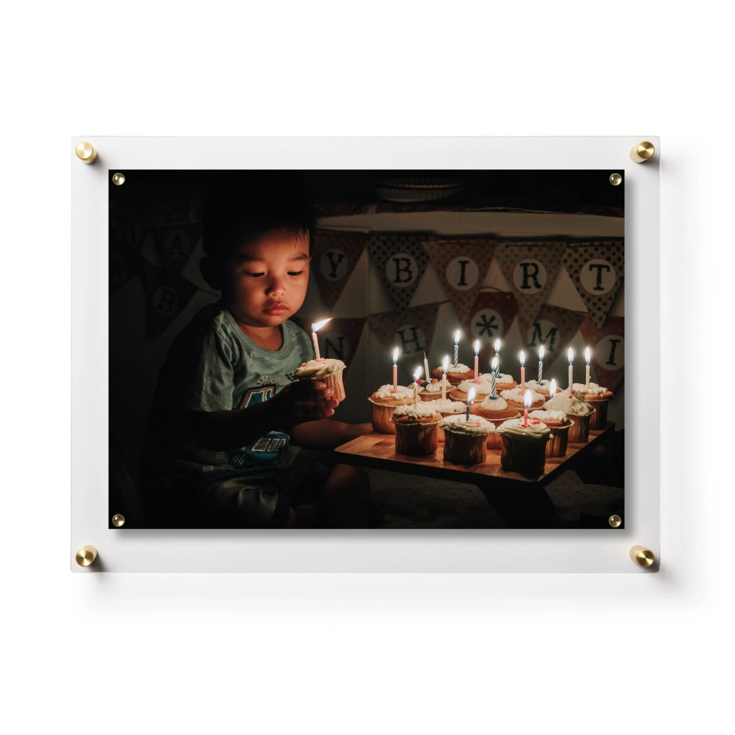 Wexel Art Easy Change Acrylic Floater Frame & Magnets With Gold Hardware 11 Wexel Art Easy Change Acrylic Floater Frame & Magnets With Gold Hardware - Image 9