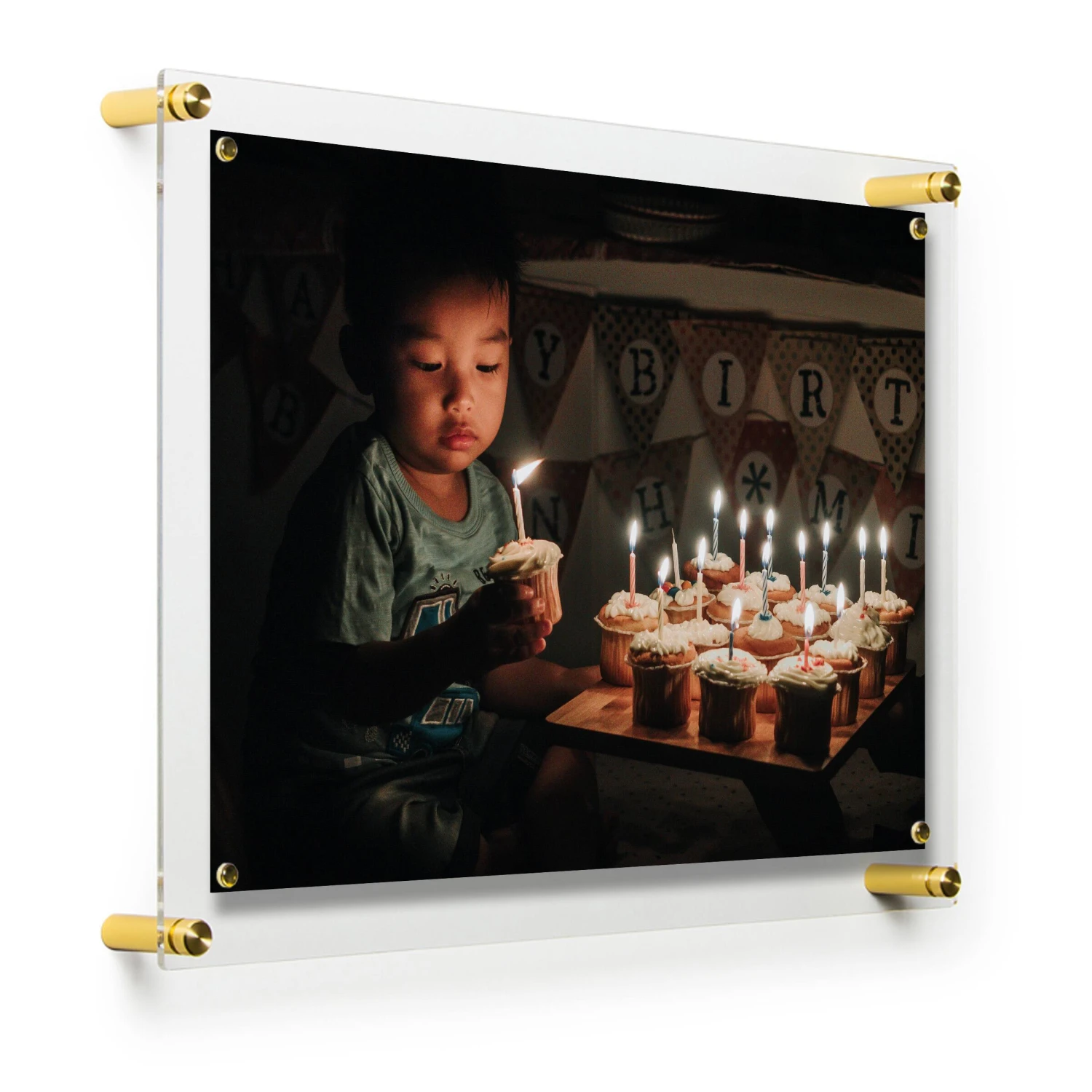 Wexel Art Easy Change Acrylic Floater Frame & Magnets With Gold Hardware 12 Wexel Art Easy Change Acrylic Floater Frame & Magnets With Gold Hardware - Image 10