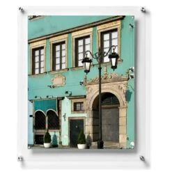 Wexel Art Easy Change Acrylic Floating Frame With Silver Hardware