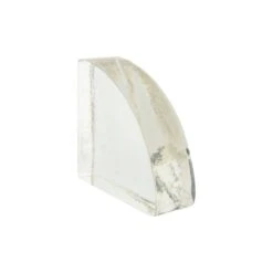 5.5" Geometric Glass Block Bookend -Optima Home Decor Store D320187S 6