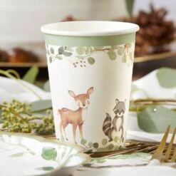Kate Aspen® 8oz. Woodland Baby Paper Cups, 64ct. 8 Kate Aspen® 8oz. Woodland Baby Paper Cups, 64ct. -Optima Home Decor Store D332711S 5
