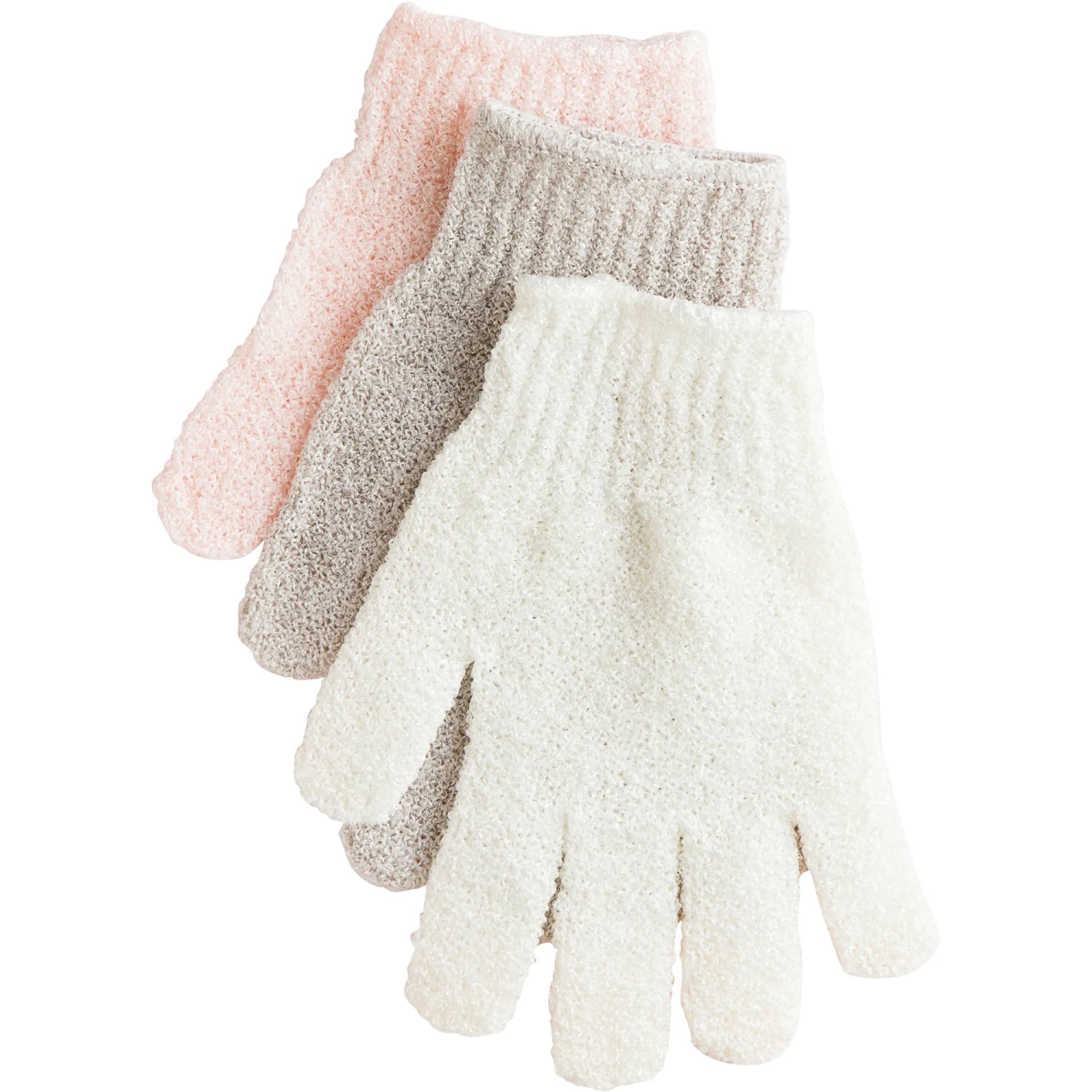 European Soaps Assorted Exfoliating Gloves 3 European Soaps Assorted Exfoliating Gloves