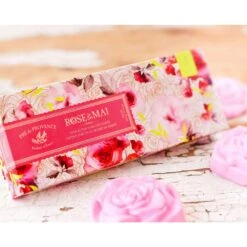 European Soaps Rose De Mai Soap Gift Box -Optima Home Decor Store D360098S 4