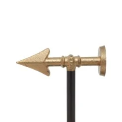 7" Black & Gold Contemporary Arrow Bookends, 2ct. -Optima Home Decor Store D365534S 6