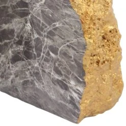 CosmoLiving By Cosmopolitan 7" Gray Glam Stone Bookends, 2ct. -Optima Home Decor Store D365568S 5