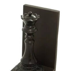 8" Black Chess Bookends, 2ct. -Optima Home Decor Store D365574S 4