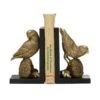 Gold Parrot Bookends Set -Optima Home Decor Store D493421S 1