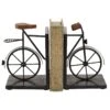9" Contemporary Bicycle Iron Bookend Set -Optima Home Decor Store D494219S 1