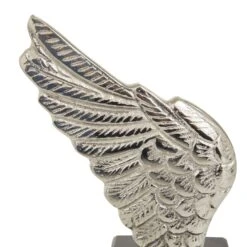 10" Angel Wing Aluminum Bookend Set -Optima Home Decor Store D511349S 3