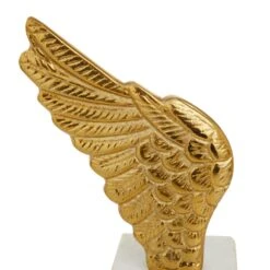 10" Angel Wing Aluminum Bookend Set -Optima Home Decor Store D511350S 3