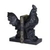 The Novogratz Modern Rooster Farmhouse Dolomite Bookend Set