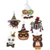 Bucilla® Vintage Halloween Felt Ornaments Applique Kit Set 1 Bucilla® Vintage Halloween Felt Ornaments Applique Kit Set -Optima Home Decor Store D520293S 1
