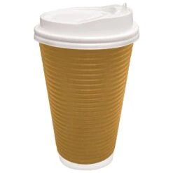 AMSCAN 12oz. Kraft Paper Coffee Cups, 3 Packs Of 50