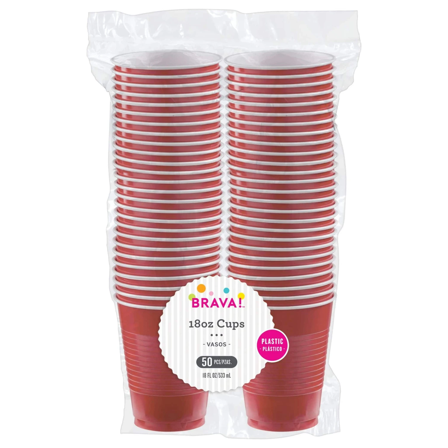 AMSCAN 18oz. Plastic Cups, 150ct. 4 AMSCAN 18oz. Plastic Cups, 150ct. - Image 2