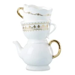 Kate Aspen® Medium Tea Time Whimsy Ceramic Bud Vase