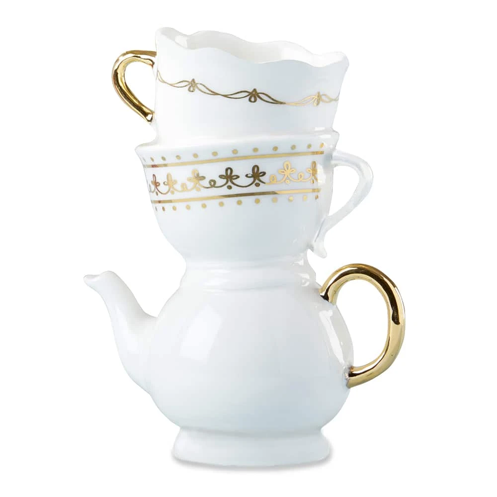 Kate Aspen® Medium Tea Time Whimsy Ceramic Bud Vase 3 Kate Aspen® Medium Tea Time Whimsy Ceramic Bud Vase