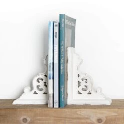 American Art Décor™ 8" Vintage Decorative Wood Bookends, 2ct. -Optima Home Decor Store D598677S 5