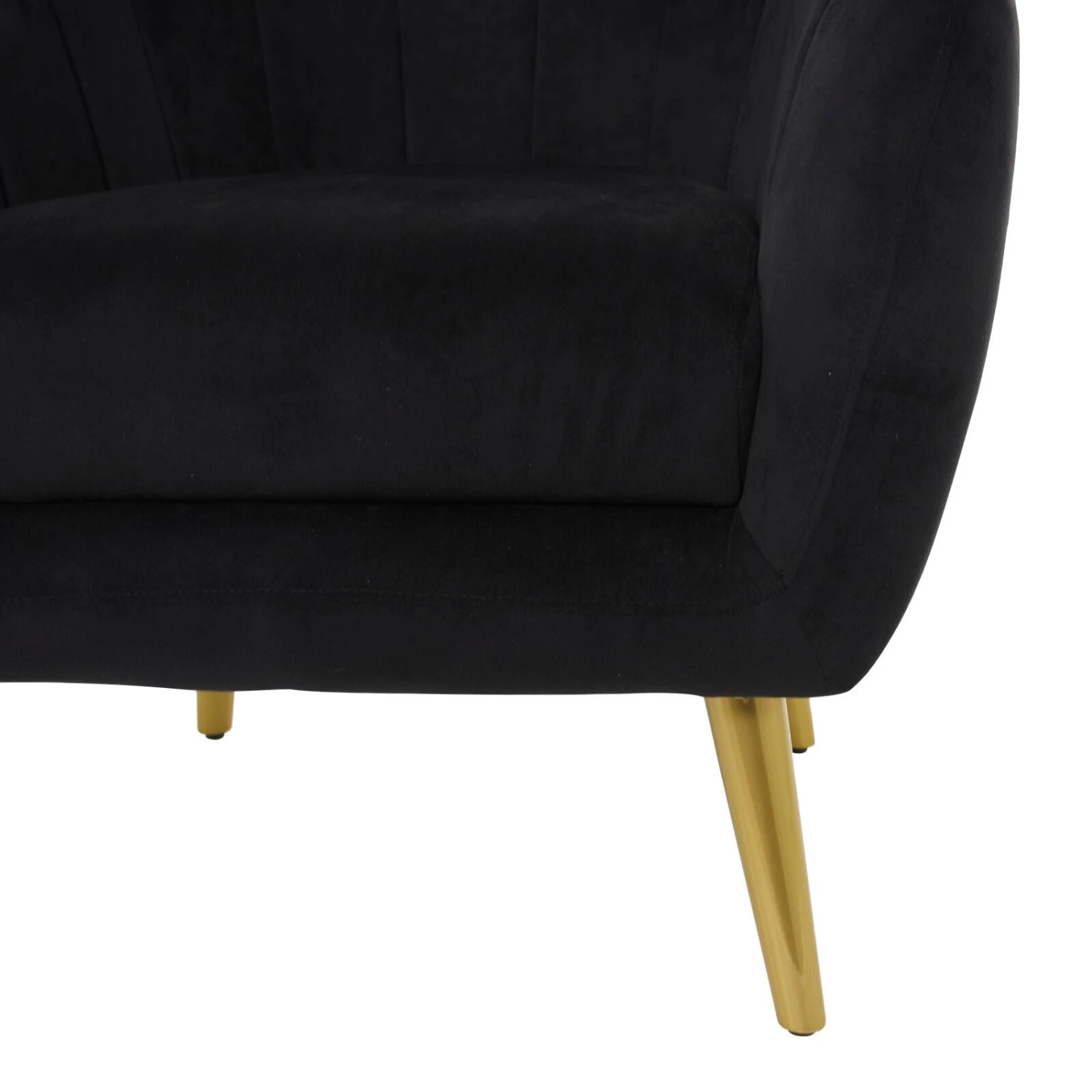 Black Contemporary Accent Chair, 30" X 28" X 32" 5 Black Contemporary Accent Chair, 30" X 28" X 32" - Image 3