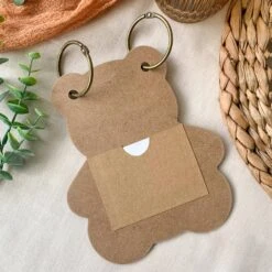 Kate Aspen® Kraft Bear Shape Baby Shower Prediction Advice Card Keepsake Book Set -Optima Home Decor Store D700388S 5