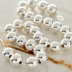 9 Pack: Sterling Silver-Plated Round Beads By Bead Landing™ -Optima Home Decor Store MP121136 20