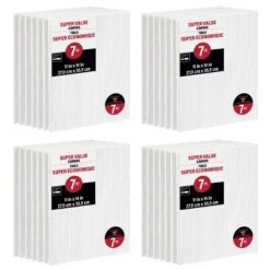 4 Packs: 7 Ct. (28 Total) 11" X 14" Super Value Canvas by Artist's Loft® Necessities™