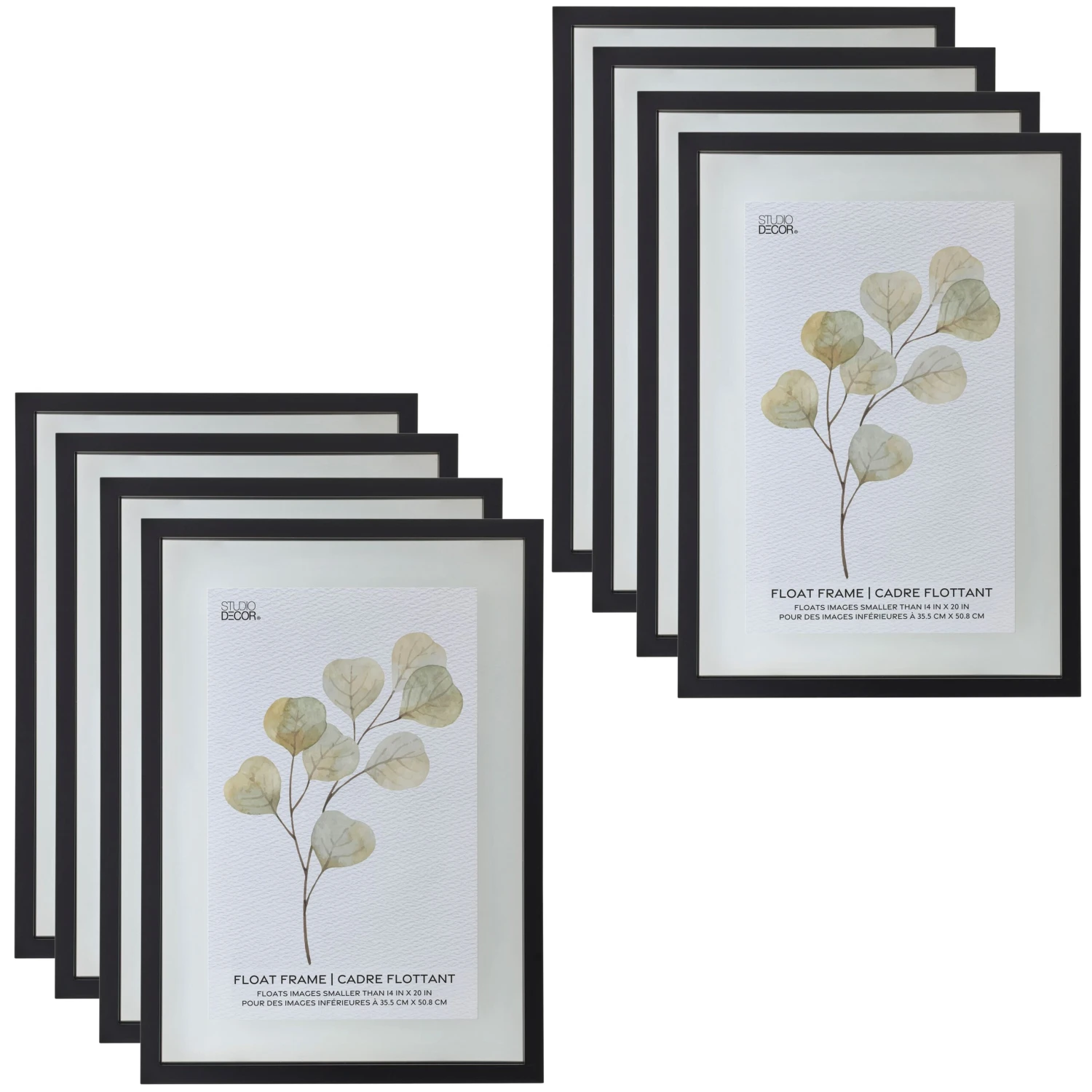 8 Pack: Black Float Frame By Studio Décor® 3 8 Pack: Black Float Frame By Studio Décor®