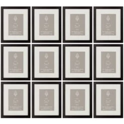 12 Pack: Black Frame With Mat, Aspect By Studio Décor®