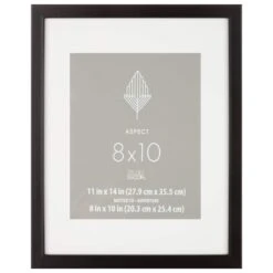 12 Pack: Black Frame With Mat, Aspect By Studio Décor® -Optima Home Decor Store MP187812 1