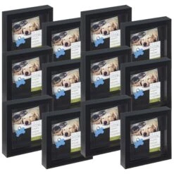 12 Pack: Black 6" X 6" Shadow Box By Studio Décor®