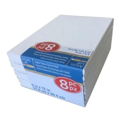 4 Packs: 8 Ct. (32 Total) 9" X 12" Super Value Canvas By Artist's Loft® Necessities™ -Optima Home Decor Store MP229858 4