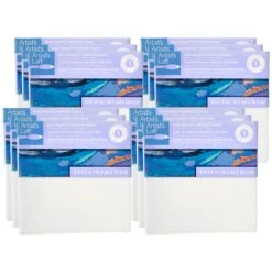 12 Pack: Level 1 Back Stapled Traditional Canvas By Artist's Loft™ 32 12 Pack: Level 1 Back Stapled Traditional Canvas By Artist's Loft™ -Optima Home Decor Store MP230615 40