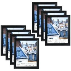 8 Pack: Black Poster Frame, Stockholm™ By Studio Décor® -Optima Home Decor Store MP256674 40