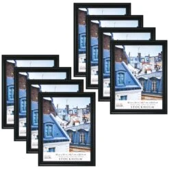 8 Pack: Black Poster Frame, Stockholm™ By Studio Décor® -Optima Home Decor Store MP256675 40