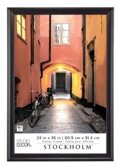 8 Pack: Black Poster Frame, Stockholm™ By Studio Décor® -Optima Home Decor Store MP256678 1