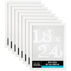 8 Pack: White 18" X 24" Belmont Frame By Studio Décor®