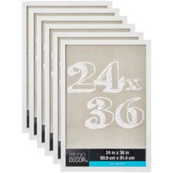 6 Pack: White 24" X 36" Belmont Frame By Studio Décor®