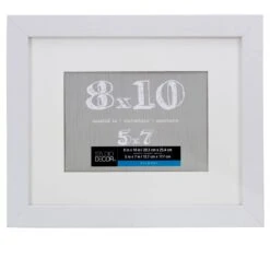 8 Pack: White Frame With Mat, Belmont By Studio Décor® -Optima Home Decor Store MP392854 1