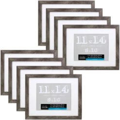 8 Pack: Gray Belmont Frame With Mat By Studio Décor®