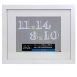 8 Pack: White Frame With Mat, Belmont By Studio Décor® -Optima Home Decor Store MP392858 1