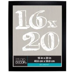 8 Pack: Black Belmont Frame By Studio Décor® -Optima Home Decor Store MP392885 1