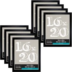 8 Pack: Black Belmont Frame By Studio Décor® -Optima Home Decor Store MP392885 40