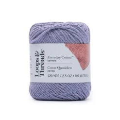 18 Pack: Everyday Cotton™ Yarn By Loops & Threads® -Optima Home Decor Store MP396093 11