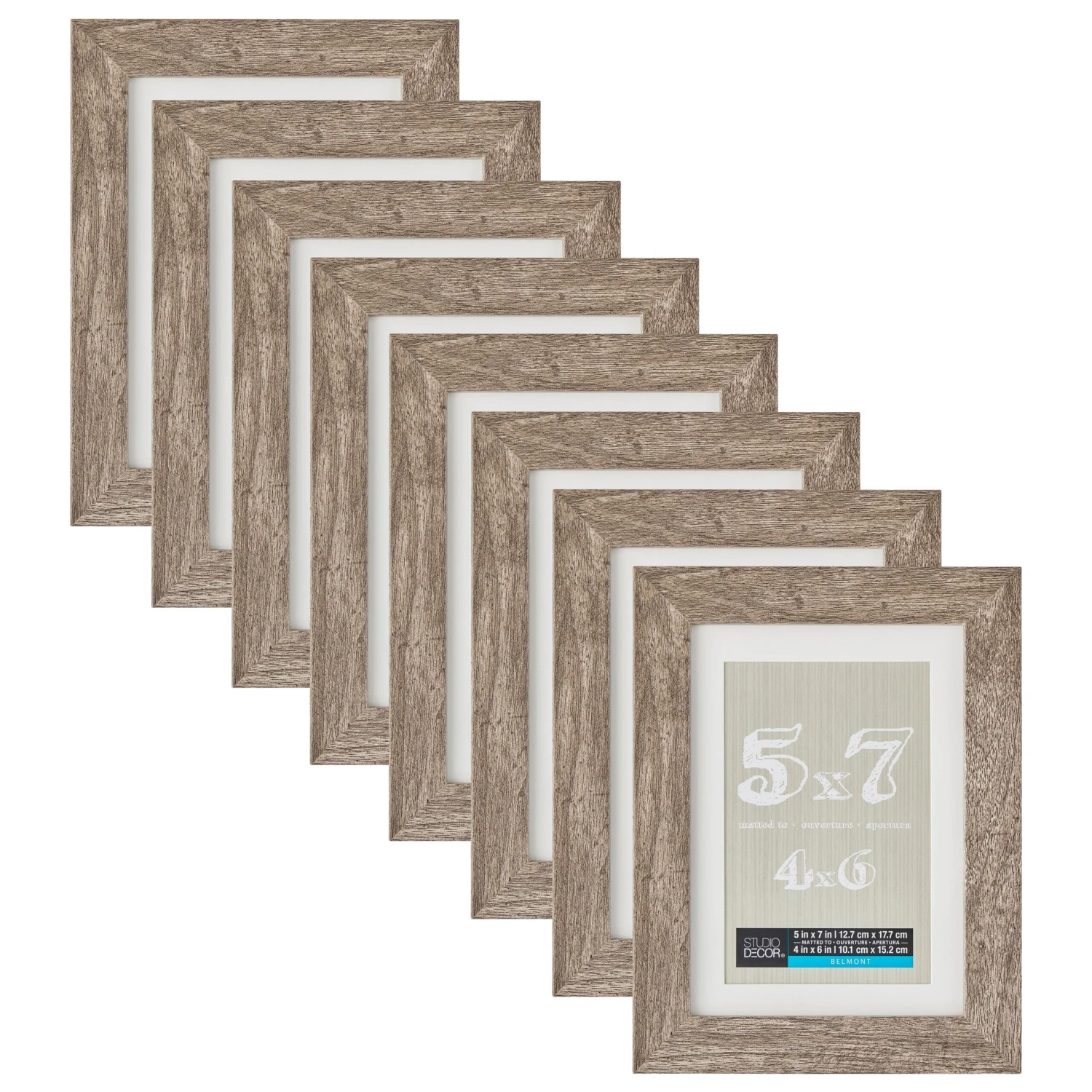 8 Pack: Gray Belmont Frame With Mat By Studio Décor® 7 8 Pack: Gray Belmont Frame With Mat By Studio Décor® - Image 5