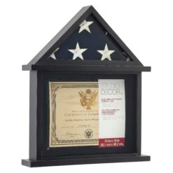 6 Pack: Flag & Certificate Display Case By Studio Décor® -Optima Home Decor Store MP403377 31