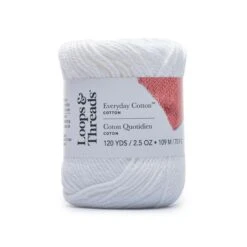 18 Pack: Everyday Cotton™ Yarn By Loops & Threads® -Optima Home Decor Store MP445007 11